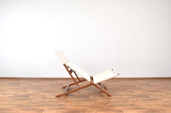 Image 1 of Mid-Century Danish Easy Chair / Lounger by Lauge Vestergaard for Cado, 1960s.