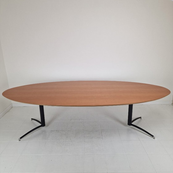 Image 1 of Very Large Oval Dining or Conference Table by Artifort
