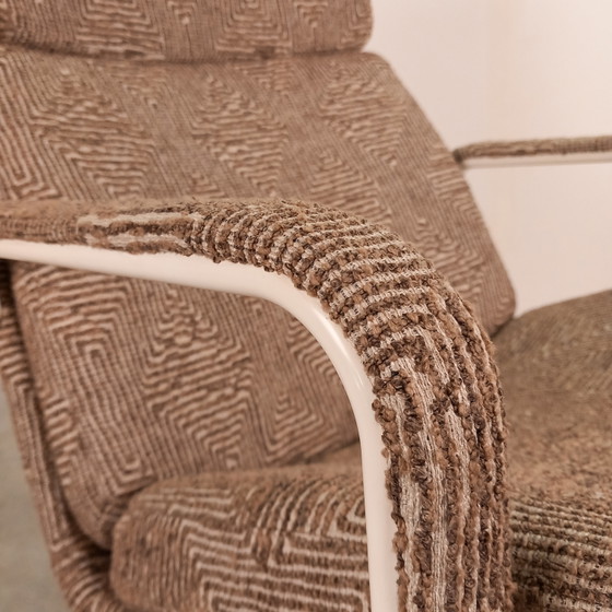 Artifort F154 Armchair Geoffrey Harcourt Newly Upholstered Vintage Design – Textile, Metal (photo 8 of 12)