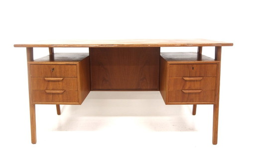 Scandinavisch teakhouten bureau, Denemarken, 1960