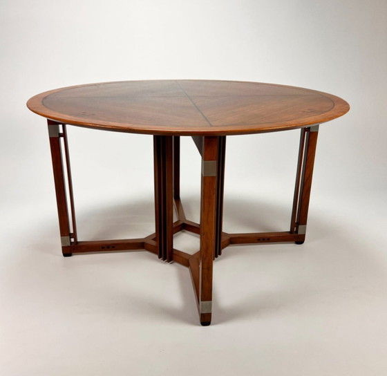 Image 1 of Tavolo da pranzo rotondo Art déco Schuitema