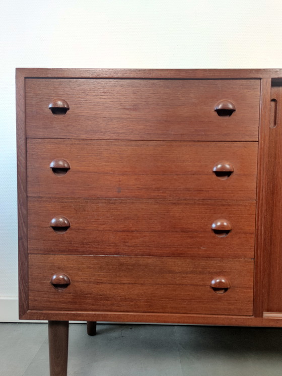 Image 1 of Vintage Danish Sideboard In Teak By Hornslet Møbelfabrik