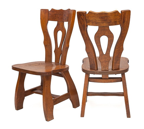 Image 1 of Set aus 6 Stühlen von Guillerme und Chambron