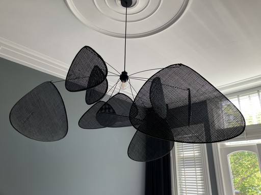 Lampada a sospensione Market Set Screen, lampada da soffitto nera