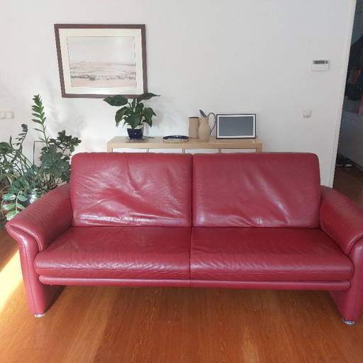 W.SCHILLIG Prinzess 3-Zits Leren Bank | Design | Echt Leer | – W. Schillig, 3 5 zitsbanken, Leather
