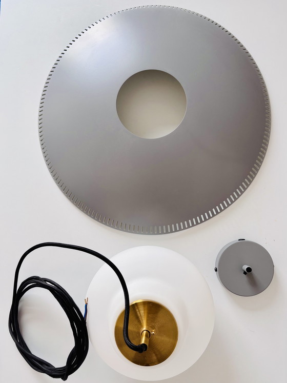 Image 1 of Designer pendant lamp :: Svend Aage :: Opal Shade Pendant