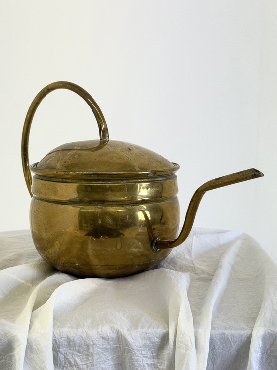 Image 1 of Regadera antigua de latón