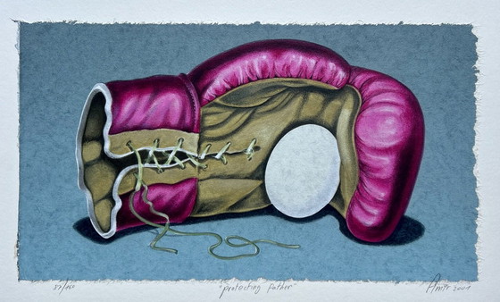 Image 1 of Screen print Sharon Amir - Protecting father