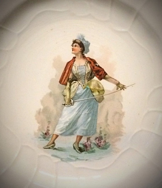 Image 1 of Antiker Fayence-Teller „Hamage Nord“ – 20. Jahrhundert – 2Y33