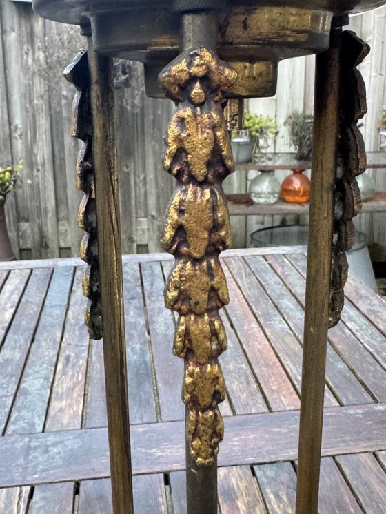 Image 1 of Rare Art Nouveau pendant lamp | 3 perfect original opal glass shades | 1905–1925