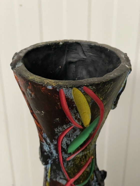 Image 1 of Un vaso vintage colorato extra large