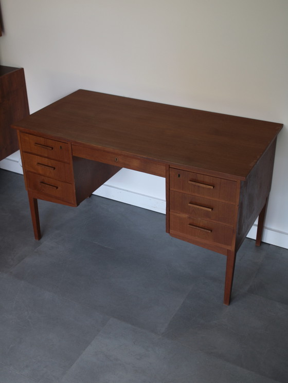 Scrivania Danese Vintage in Teak – Scrivanie, Wood (photo 9 of 12)