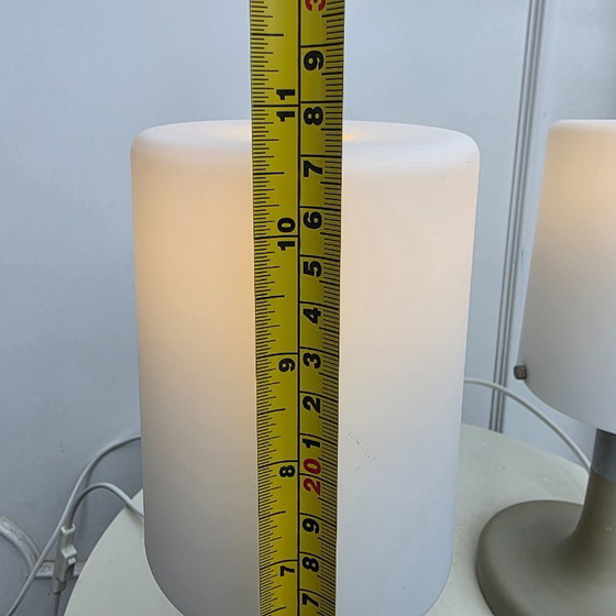 Image 1 of Vintage IKEA Night Lights Table Lamps 90s (set) Grey