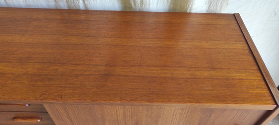 Image 1 of Dressoir van teakhout in Scandinavische stijl - Arnø meubels - jaren 1950/60