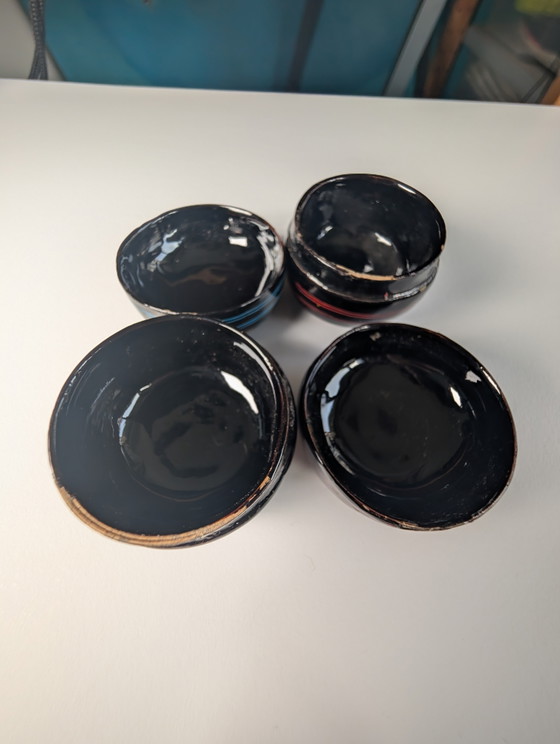Image 1 of Set aus 2 handgefertigten burmesischen Lackdosen