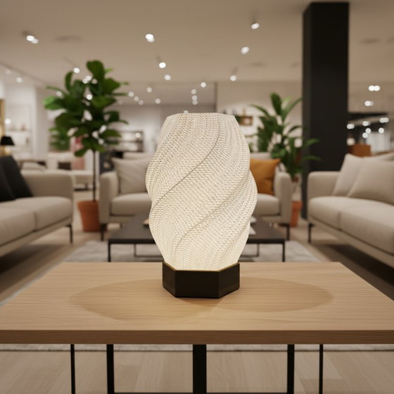 Image 1 of Vortella – Sculptural Table Lamp (Wireless or Wired)