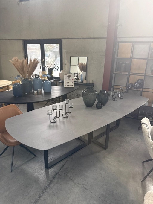 Danish oval ceramic table