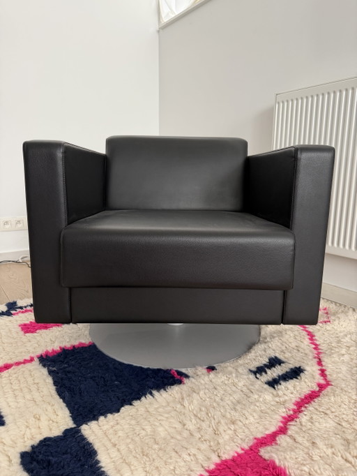 Fauteuil en cuir Poltrona Frau