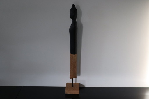 Mango Wood Buddha Sculpture