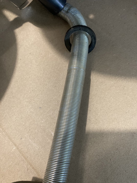 Image 1 of Chrome-plated Metal Hanging Lamp, Italian Work, 70s, Flower Shape, Interior, Orange, Attributed to Goffredo Reggiani