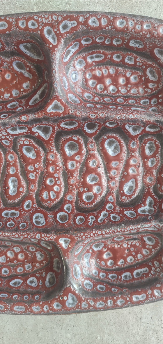 Image 1 of Bandeja de cerámica firmada por Jean Austruy (años 60).