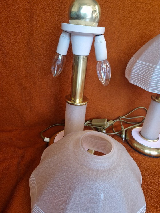 Image 1 of Paar Abat Jour Fabbian Murano