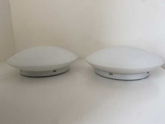 Image 1 of 2x Vintage Steinhauer Ceiling Lamp - Wall Lamp Disc. 1980