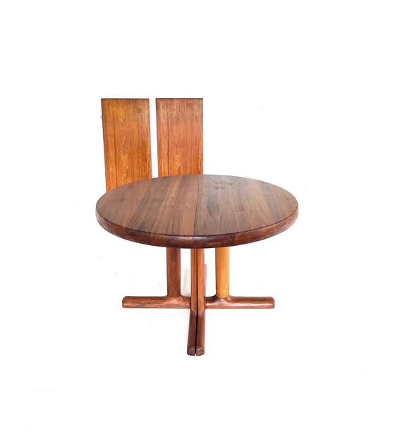 Image 1 of Table à manger danoise extensible vintage des années 60