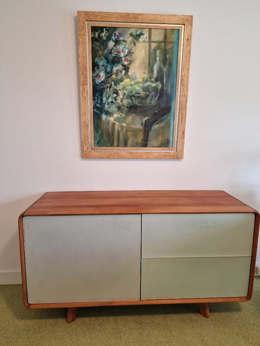 Artisan dressoir in notenhout- afhaalprijs