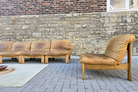 Image 1 of Ensemble de sièges, canapé, fauteuil, style vintage années 60-70, bancs, canapé modulable, style milieu du siècle