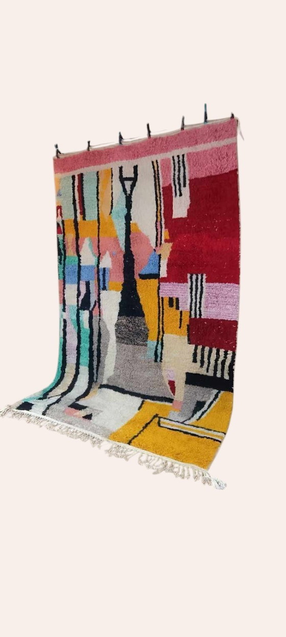 Image 1 of Berber carpet rug new wool moroccan Carpet - 274 x 150 cm 300 x 200 m Type B21.3