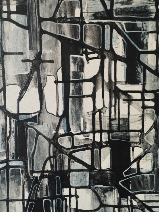 Image 1 of Natia Antadze Abstracte compositie XXL