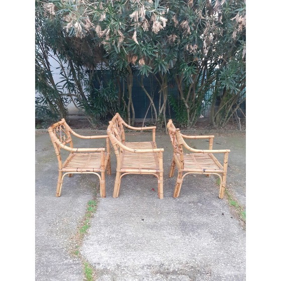 Image 1 of Vintage living room set in bamboo, 1970