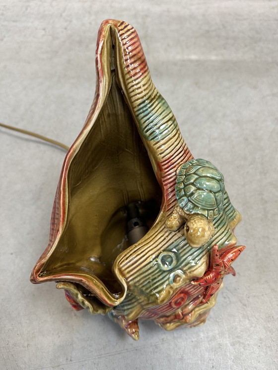 Image 1 of Vintage ‘tafereel’ lamp - keramiek