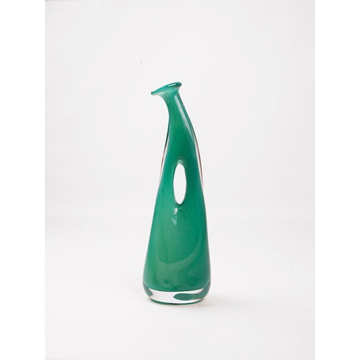 Vase vintage par Forato Fulvio Bianconi pour Venini - années 1950