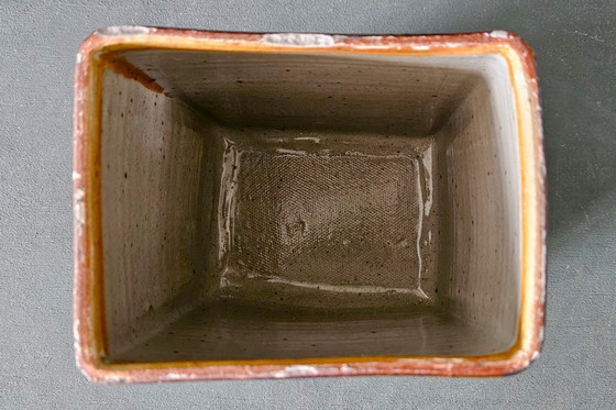 Image 1 of Jos Vulto (1953-2001) Rectangular ceramic lidded container
