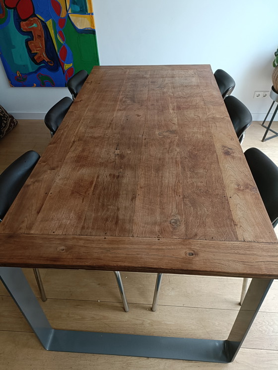 Image 1 of Table de salle à manger d'ambiance