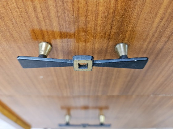 1960s Teak Three-Drawer Chest of Drawers – Wood (photo 8 of 15)
