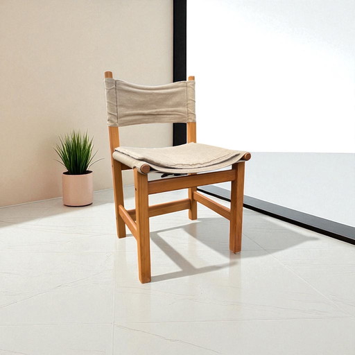 Tomas Jelinek Safari Kotka Chair Stuhl Kiefer Leinen 1970 Ikea