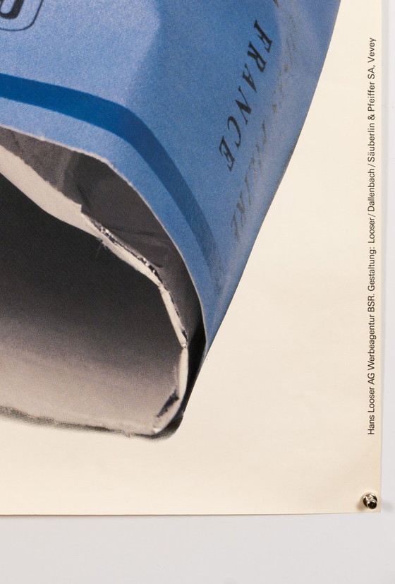 Image 1 of Gauloises Bis! La Cigarette – 1978 – Original Vintage Advertising Poster by Looser, Dallenbach – Mid-Century – 128x90.5 cm