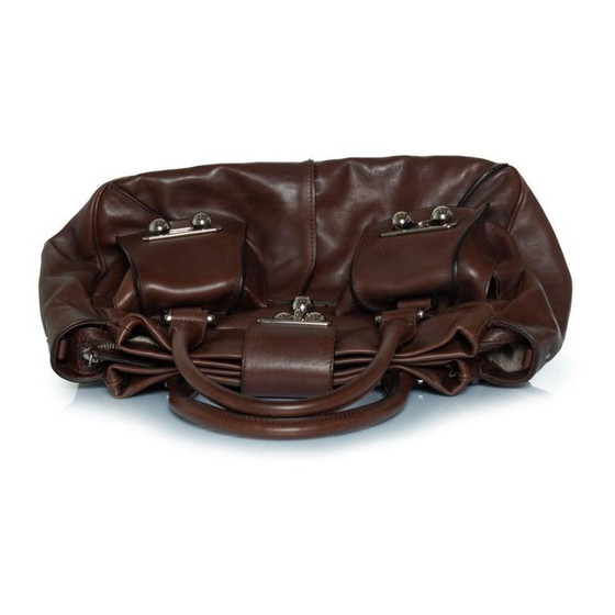 Image 1 of Bolso Celine Blossom de piel marrón