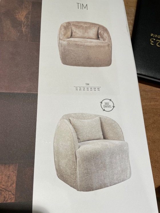 Image 1 of 2 luxurious swivel armchairs from Arma Interiors