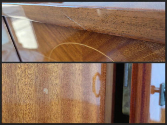 Image 1 of Complete vintage Mid-century Modern dining set with sideboard, table, and 8 chairs