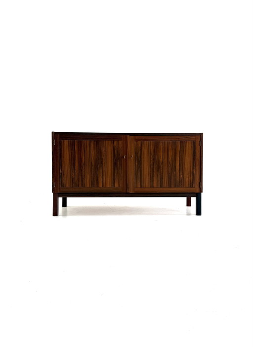 Vintage Danish Rosewood Sideboard/TV Cabinet, 1960s – dressoirs, Brass