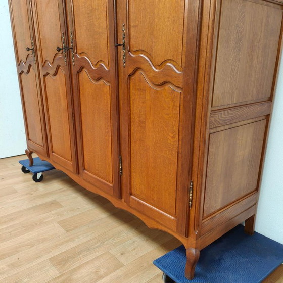 Armadio vintage smontabile, Legno, Metallo, Marrone, Klassiek (foto 4 di 8)