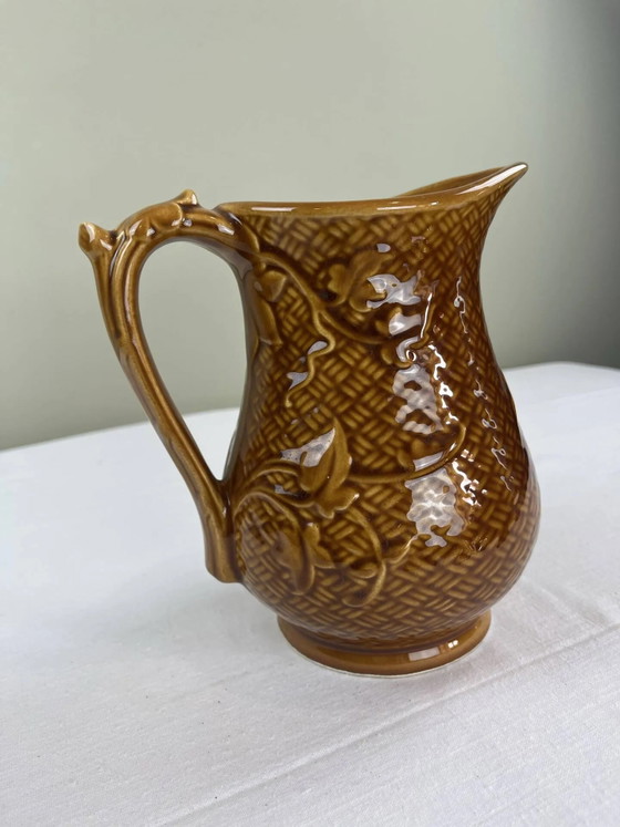 Jarra antigua de Sarreguemines – Vasos y jarras, Porcelain, Art Nouveau (photo 2 of 8)