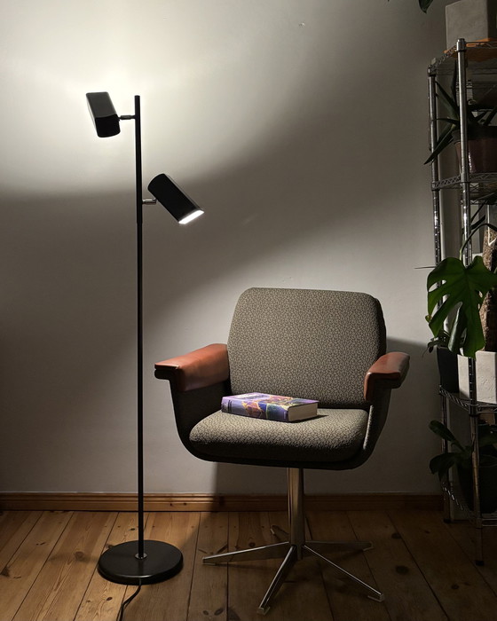 Image 1 of Vintage Floor Lamp OMI design Brutalist 1970s Space Age Industrial design Mid Century 70s Minimalism Germany