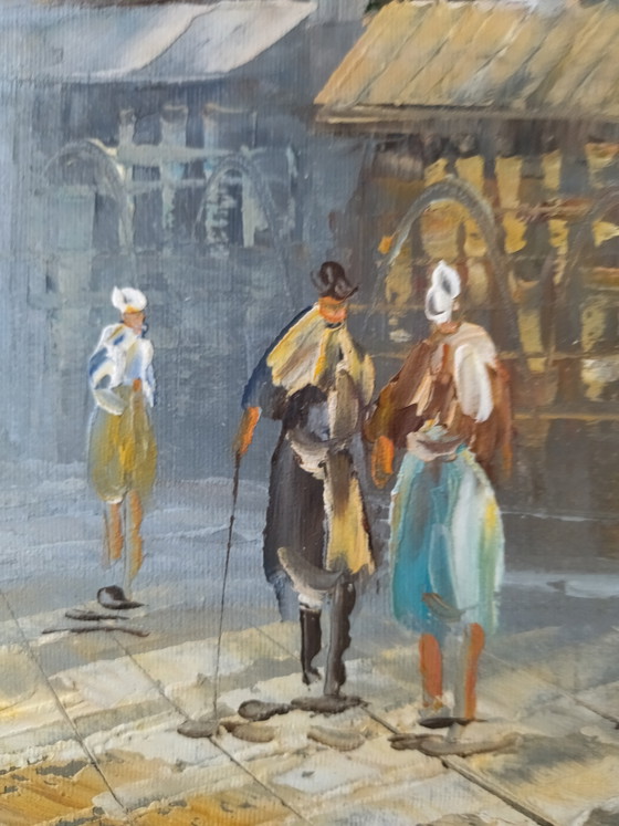Image 1 of Oil on canvas by the artist Caroline Burnett (20th century)