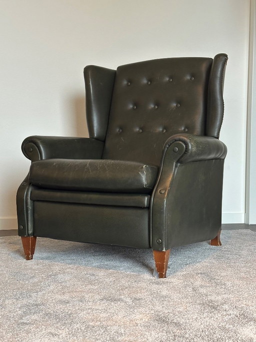 Vintage oorfateuil 