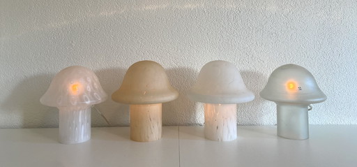 Einzigartiges Set von Vintage-Tischlampen von Peill & Putzler